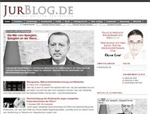 Tablet Screenshot of jurblog.de